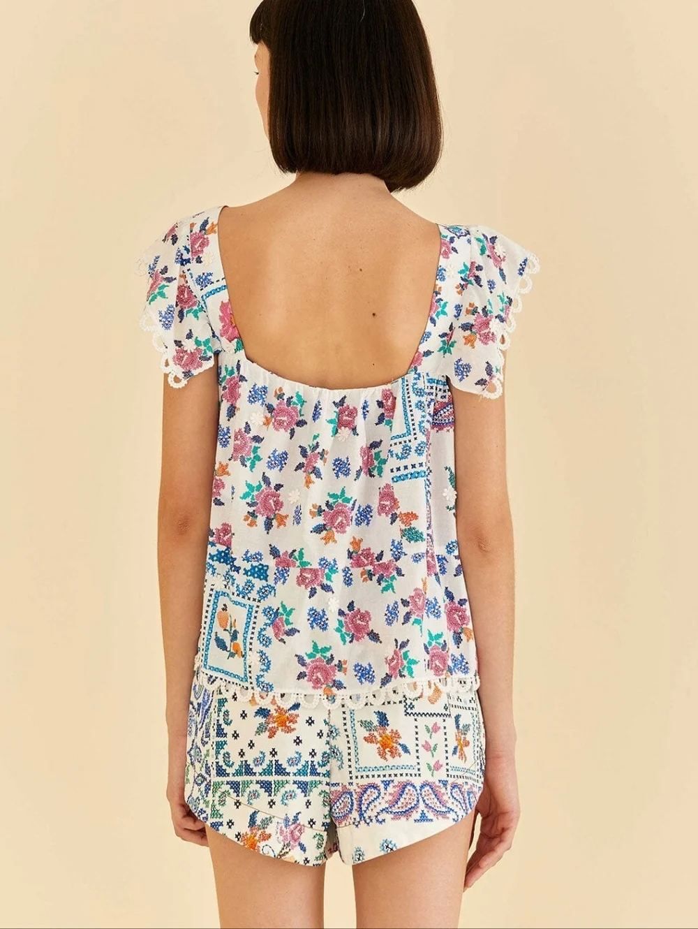 Farm Rio Romantic Blouse - Picture 4 of 4
